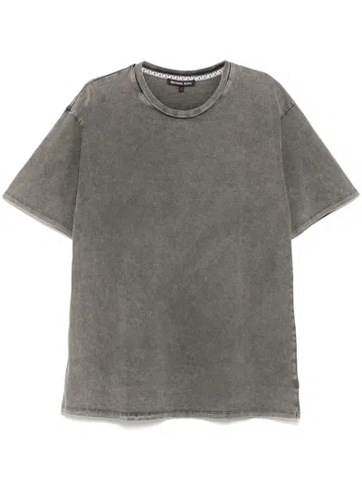 Michael Kors Cotton Jersey T-shirt In Grey