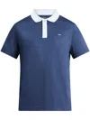 Michael Kors Cotton Polo Shirt In Blue