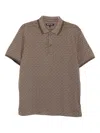 Michael Kors Cotton Polo Shirt In Brown