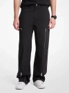 Michael Kors Zipper Cargo Trousers Clothing In Black