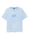 Michael Kors Cotton T-shirt In Blue