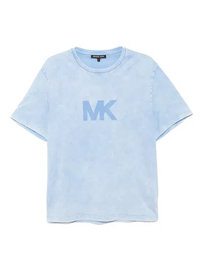 Michael Kors Cotton T-shirt In Blue