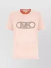 Michael Kors Cotton T-shirt Casual Style Round Neck