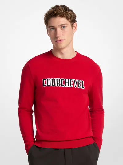 Michael Kors Courchevel Intarsia Sweater In Animal Print