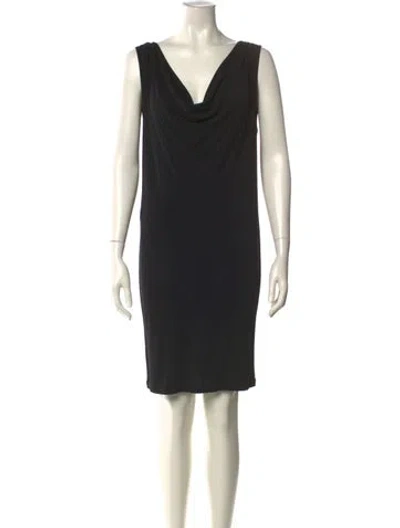 Pre-owned Michael Kors Cowl Neck Knee-length Dress