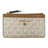 Michael Kors Cream Card Case Leather Cardholder