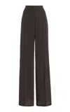 Michael Kors Crepe De Chine Wide-leg Pants In Multi