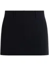 Michael Kors Crepe Mini Skirt In Black