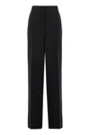 Michael Kors Crêpe Trousers In Black