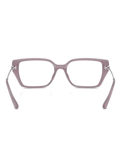 Michael Kors Crete Square-frame Glasses In Purple