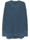 Michael Kors Crew-neck Jumper In Blue