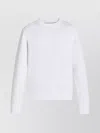 Michael Kors Crew Neck Knit Sweater In White