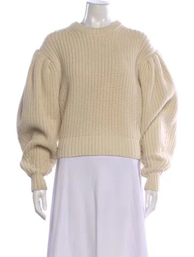 Pre-owned Michael Kors Crew Neck Long Sleeve Sweatshirt In Neutral