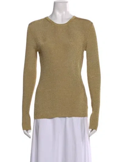 Pre-owned Michael Kors Crew Neck Long Sleeve Top
