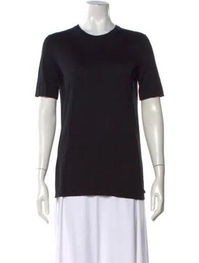 Pre-owned Michael Kors Crew Neck Short Sleeve T-shirt In Black