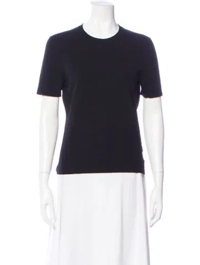 Pre-owned Michael Kors Crew Neck Short Sleeve T-shirt In Blue