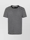 Michael Kors Crew Neck Striped T-shirt In Multi