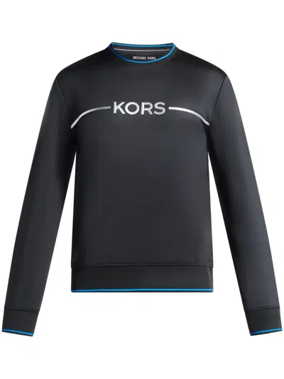 Michael Kors Crew-neck Sweashirt In Black