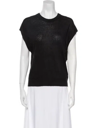 Pre-owned Michael Kors Crew Neck Sweater In Black