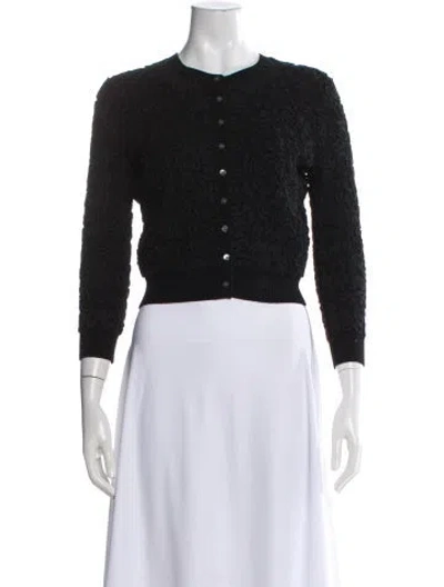 Pre-owned Michael Kors Crew Neck Sweater In Black