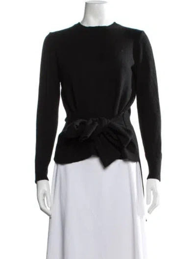 Pre-owned Michael Kors Crew Neck Sweater In Black