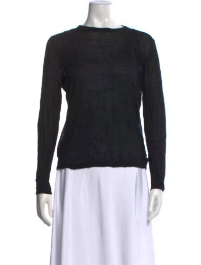 Pre-owned Michael Kors Crew Neck Sweater In Black