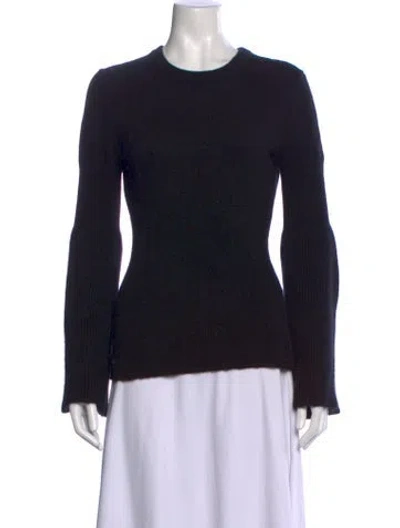 Pre-owned Michael Kors Crew Neck Sweater In Black