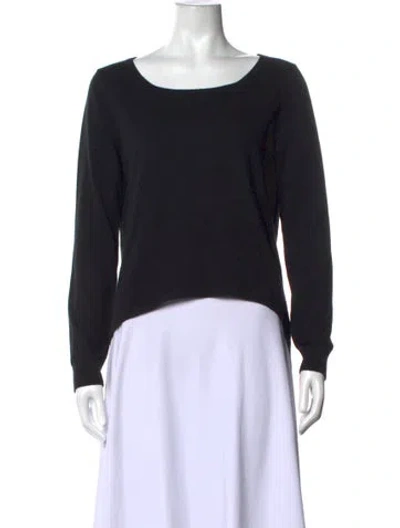 Pre-owned Michael Kors Crew Neck Sweater In Black