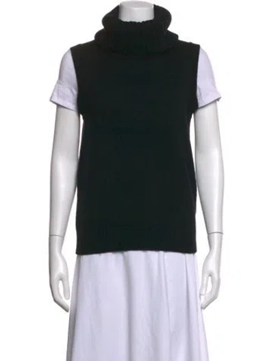 Pre-owned Michael Kors Crew Neck Sweater In Black