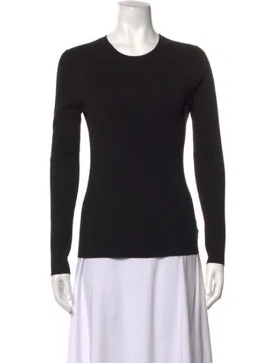 Pre-owned Michael Kors Crew Neck Sweater In Black