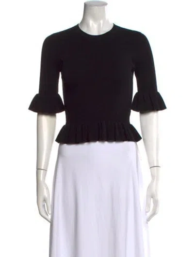 Pre-owned Michael Kors Crew Neck Sweater In Black