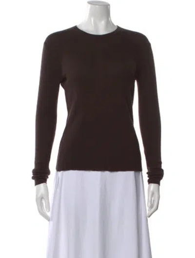 Pre-owned Michael Kors Crew Neck Sweater In Brown