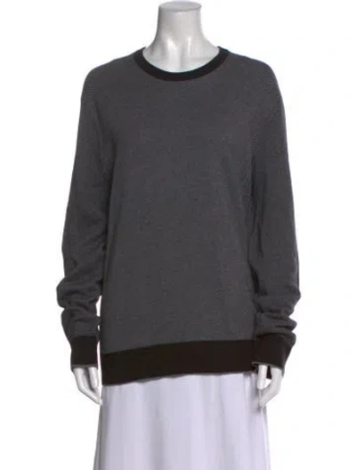 Pre-owned Michael Kors Crew Neck Sweater In Gray