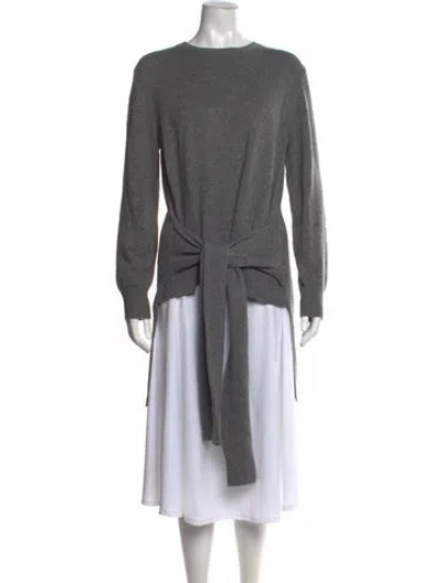 Pre-owned Michael Kors Crew Neck Sweater In Gray