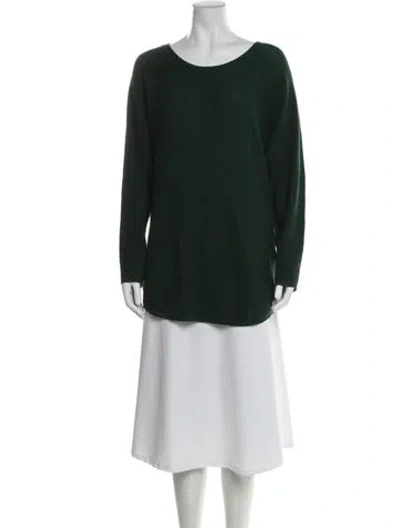 Pre-owned Michael Kors Crew Neck Sweater In Green