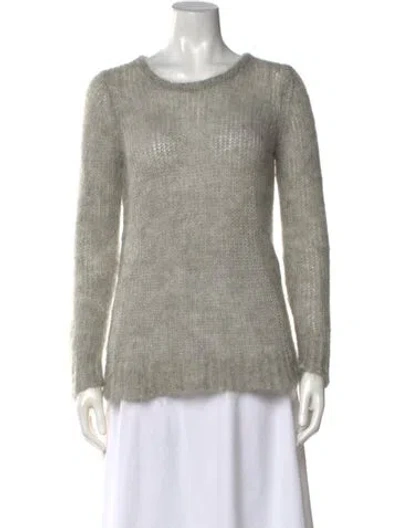 Pre-owned Michael Kors Crew Neck Sweater In Grey