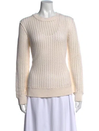 Pre-owned Michael Kors Crew Neck Sweater In Neutral
