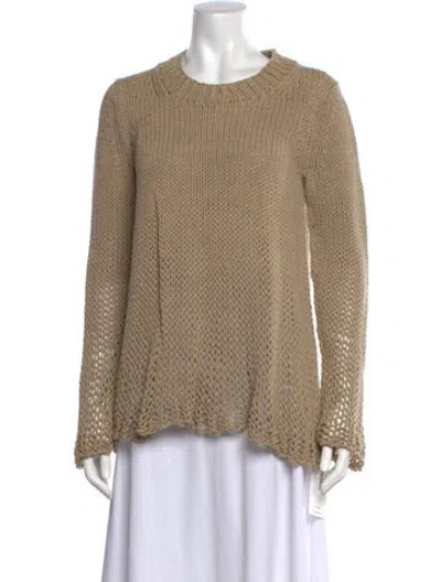 Pre-owned Michael Kors Crew Neck Sweater In Neutrals