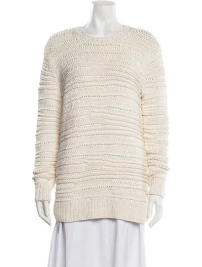 Pre-owned Michael Kors Crew Neck Sweater In Neutrals