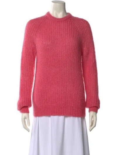 Pre-owned Michael Kors Crew Neck Sweater In Pink