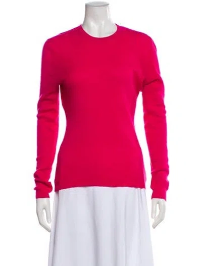 Pre-owned Michael Kors Crew Neck Sweater In Pink