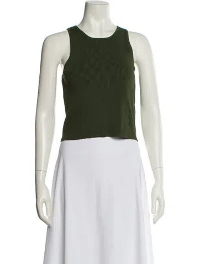 Pre-owned Michael Kors Crew Neck Sweater W/ Tags In Green