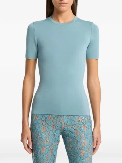 Michael Kors Crew-neck T-shirt In Blue