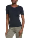 Michael Kors Collection Crewneck T-shirt In Blue