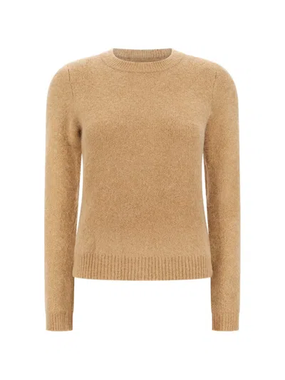 Michael Kors Crew-neck Sweater In Brown