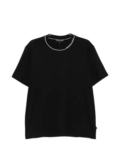 Michael Kors Crew-neck T-shirt In Black