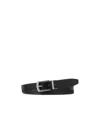 Michael Kors Crocodile-embossed Reversible Belt In Black