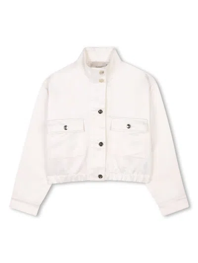 Michael Kors Kids' Cropped Jacket In Neutrals