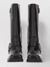 Michael Kors "crosby" Block Heel Buckle Mid-calf Boots