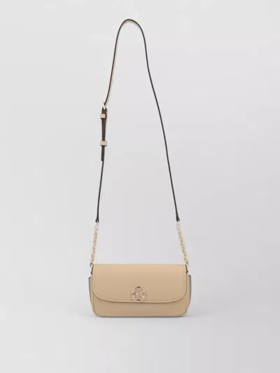 Michael Kors Crossbody Bag Adjustable Strap Chain Detail In Neutral